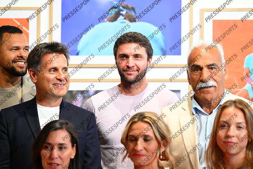 Tsonga (Jo-Wilfried) santoro (fabrice) Simon (Gilles) Bahrami (Mansour) 