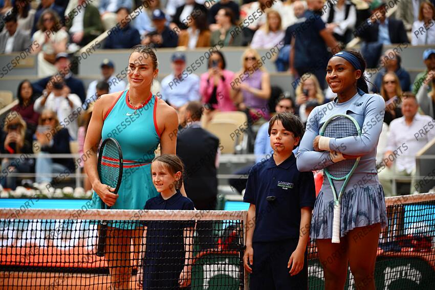 TENNIS ROLAND GARROS 2025 GRAND CHELEM 2025 SABALENKA / GAUFF