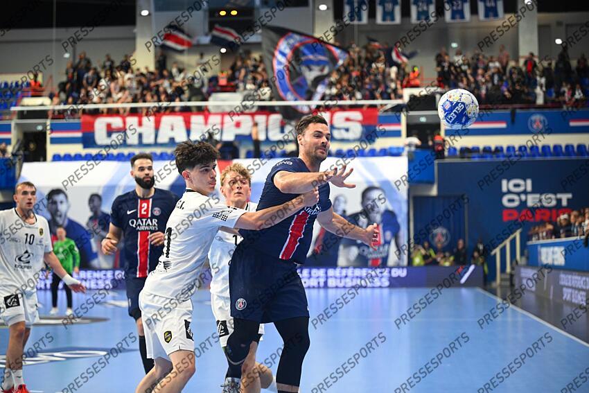 peyronnet (emilien) baijens (dani) PSG HANDBALL-CHAMBERY (30-23) 