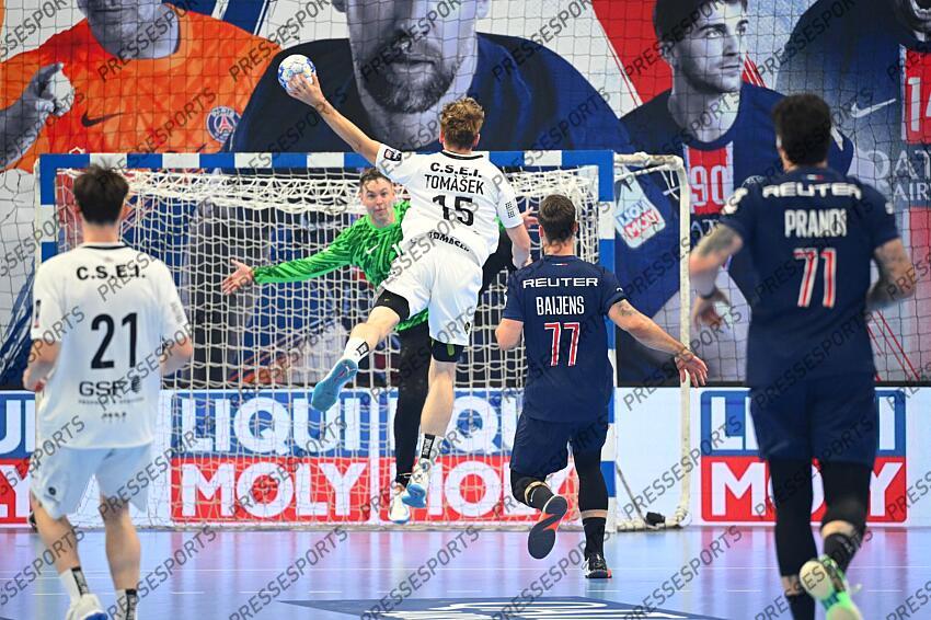 tomasek (adam) PSG HANDBALL-CHAMBERY (30-23) 