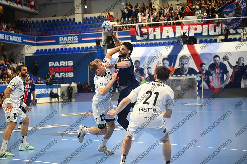 tomasek (adam) prandi (elohim) PSG HANDBALL-CHAMBERY (30-23) 