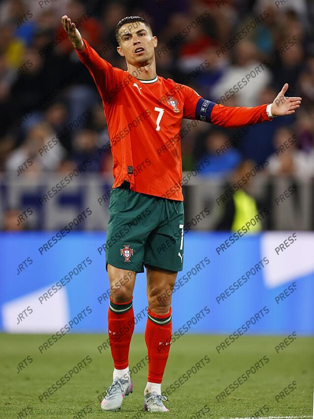 MUNCHEN - Cristiano Ronaldo of Portugal during the UEFA Nations League semifinal match Germany v. Portugal at the Munich Football Arena on June 4, 2025 in Munich, Germany. ANP | Hollandse Hoogte | MAURICE VAN STEEN ALLEMAGNE-PORTUGAL (1-2) 
