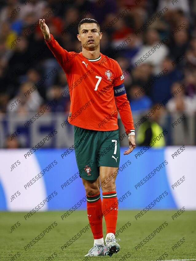MUNCHEN - Cristiano Ronaldo of Portugal during the UEFA Nations League semifinal match Germany v. Portugal at the Munich Football Arena on June 4, 2025 in Munich, Germany. ANP | Hollandse Hoogte | MAURICE VAN STEEN ALLEMAGNE-PORTUGAL (1-2) 