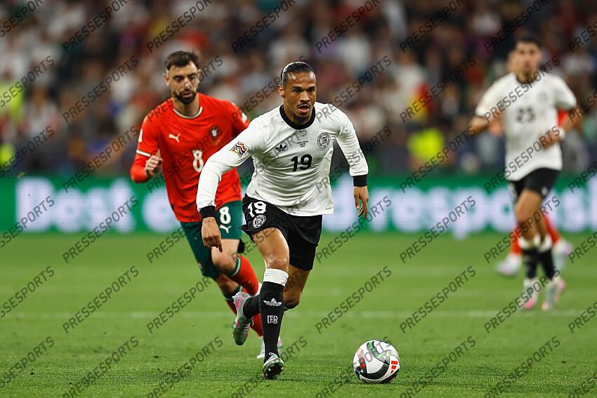 Leroy Sane (GER), JUNE 4, 2025 - Football / Soccer : UEFA "Nations League" Semi-finals match between Germany 1-2 Portugal at the Munich Football Arena in Munich, Germany. (Photo by Mutsu Kawamori/AFLO) ALLEMAGNE-PORTUGAL (1-2) 