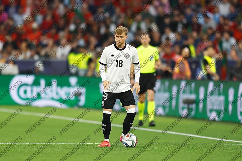 Maximilian Mittelstadt (GER), JUNE 4, 2025 - Football / Soccer : UEFA "Nations League" Semi-finals match between Germany 1-2 Portugal at the Munich Football Arena in Munich, Germany. (Photo by Mutsu Kawamori/AFLO) ALLEMAGNE-PORTUGAL (1-2) 