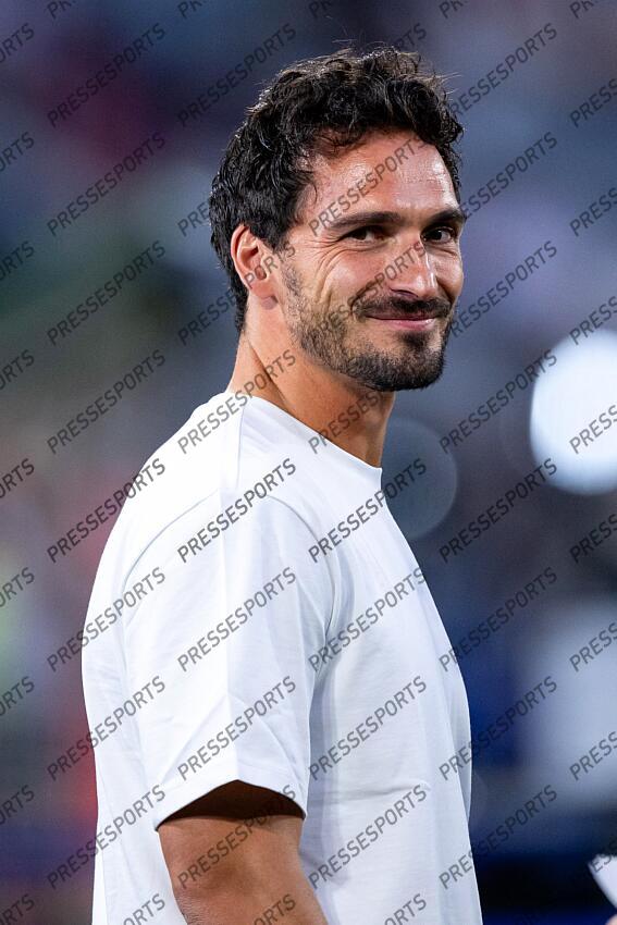 04.06.2025, Allianz Arena, Muenchen, GER, UEFA Nations League, Deutschland vs Portugal, Halbfinale, im Bild Mats Hummels (Ex Nationalspieler) // during the UEFA Nations League semi final match between Germany and Portugal at the Allianz Arena in Muenchen, Germany on 2025/06/04. EXPA Pictures © 2025, PhotoCredit: EXPA/ Eibner-Pressefoto/ Memmler ATTENTION - OUT of GER 250604_EP_DFB_MMR_3313.jpg Memmler Deutschland vs Portugal ALLEMAGNE-PORTUGAL (1-2) 