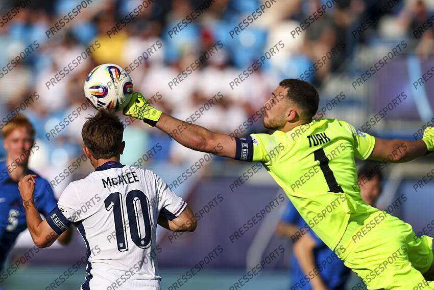 FOOT EURO ESPOIRS 2025 U21 ANGLETERRE-U21 SLOVENIE (0-0)