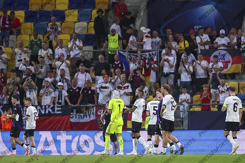 Final Joy Group (Germany U21) during the UEFA Under 21 Slovakia 2025 match between Czech Republic U21 2-4 Germany U21 at DAC Arena Stadium on June 15, 2025 in Dunajska Streda, Slovakia. U21 REPUBLIQUE TCHEQUE-U21 ALLEMAGNE (2-4) 