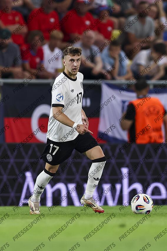 Brajan Gruda (Germany U21) during the UEFA Under 21 Slovakia 2025 match between Czech Republic U21 2-4 Germany U21 at DAC Arena Stadium on June 15, 2025 in Dunajska Streda, Slovakia. U21 REPUBLIQUE TCHEQUE-U21 ALLEMAGNE (2-4) 