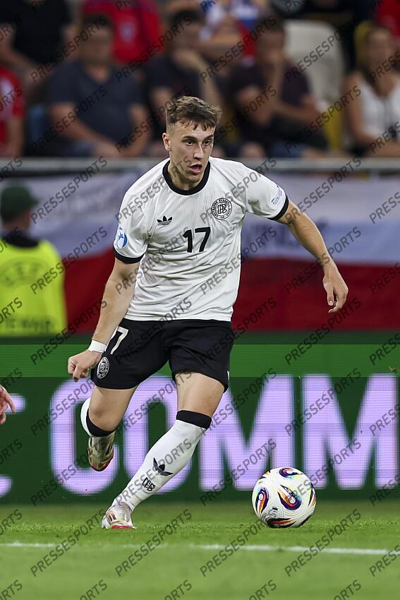Brajan Gruda (Germany U21) during the UEFA Under 21 Slovakia 2025 match between Czech Republic U21 2-4 Germany U21 at DAC Arena Stadium on June 15, 2025 in Dunajska Streda, Slovakia. U21 REPUBLIQUE TCHEQUE-U21 ALLEMAGNE (2-4) 