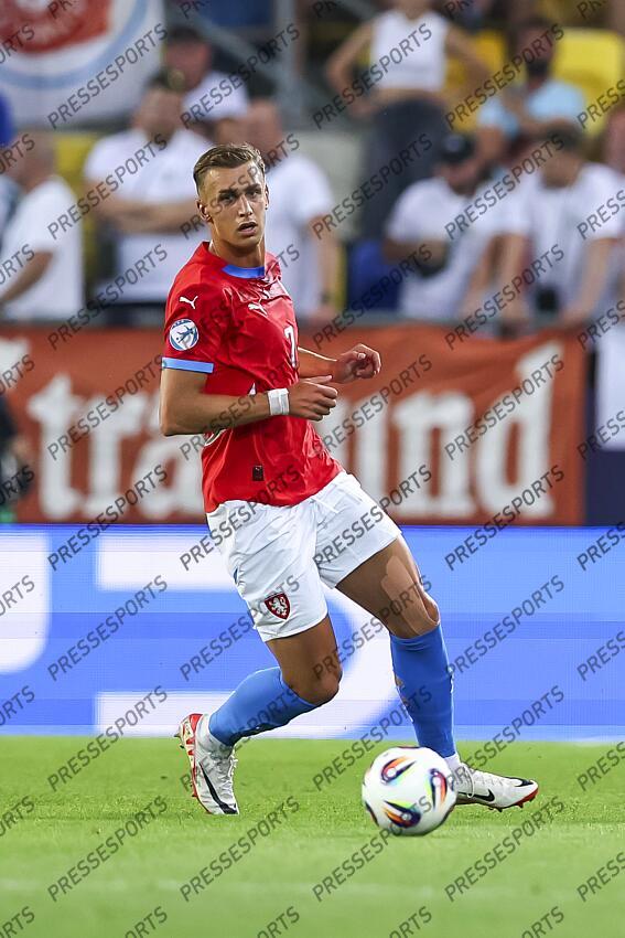 Daniel Fila (Czech Republic U21) during the UEFA Under 21 Slovakia 2025 match between Czech Republic U21 2-4 Germany U21 at DAC Arena Stadium on June 15, 2025 in Dunajska Streda, Slovakia. U21 REPUBLIQUE TCHEQUE-U21 ALLEMAGNE (2-4) 