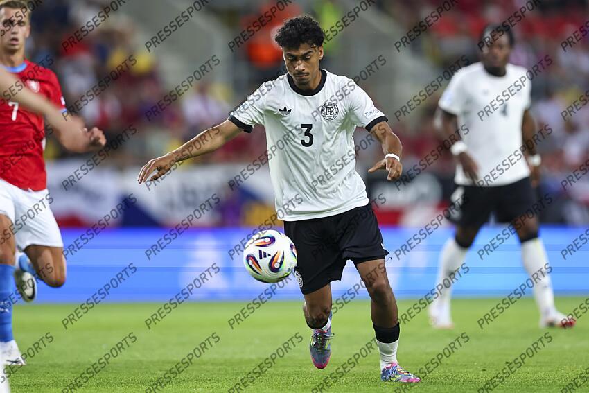 Nathaniel Brown (Germany U21) during the UEFA Under 21 Slovakia 2025 match between Czech Republic U21 2-4 Germany U21 at DAC Arena Stadium on June 15, 2025 in Dunajska Streda, Slovakia. U21 REPUBLIQUE TCHEQUE-U21 ALLEMAGNE (2-4) 