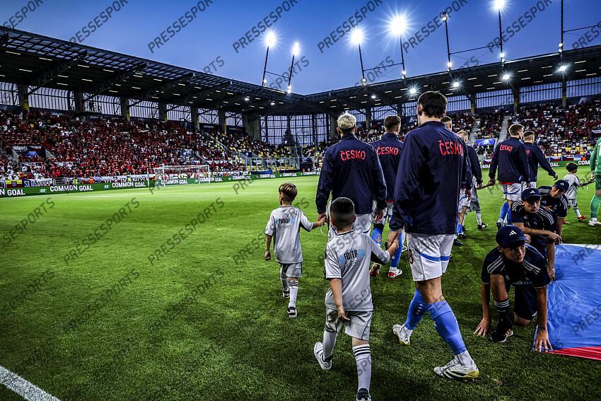 Team (Czech Republic U21) during the UEFA Under 21 Slovakia 2025 match between Czech Republic U21 2-4 Germany U21 at DAC Arena Stadium on June 15, 2025 in Dunajska Streda, Slovakia. U21 REPUBLIQUE TCHEQUE-U21 ALLEMAGNE (2-4) 