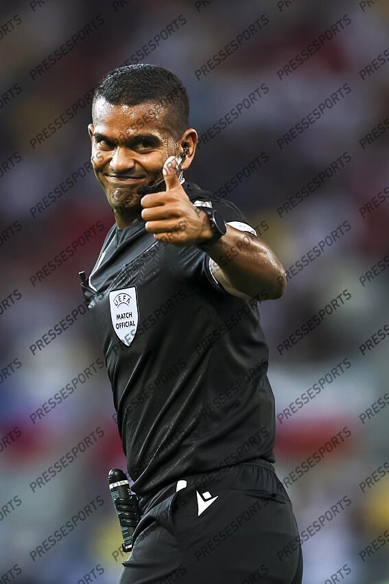 Alexis Herrera (Referee) during the UEFA Under 21 Slovakia 2025 match between Czech Republic U21 2-4 Germany U21 at DAC Arena Stadium on June 15, 2025 in Dunajska Streda, Slovakia. U21 REPUBLIQUE TCHEQUE-U21 ALLEMAGNE (2-4) 