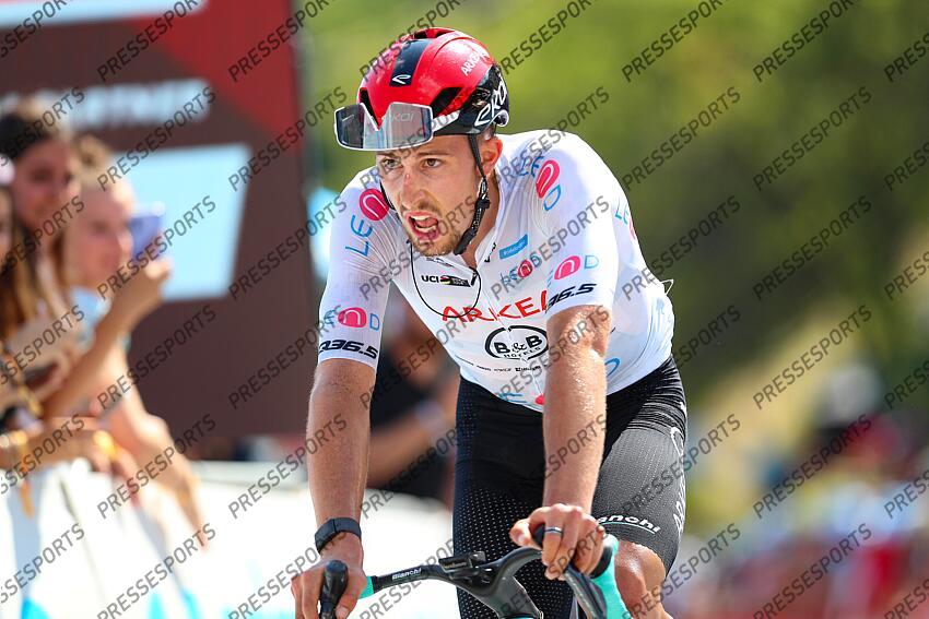 Tour de Suisse 2025 - 88th Edition - 5th stage La Punt - Santa Maria in Calanca 183,8 Km - 19/06/2025 - Kevin Vauquelin (FRA - Arkea - B&B Hotels) - photo Sabine Zwicky/SprintCyclingAgency©2025 LA PUNT/SANTA MARIA IN CALANCA 