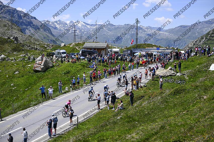 SANTA MARIA IN CALANCA, SWITZERLAND - JUNE 19 : Illustration picture during stage 5 of the 88th edition of Tour de Suisse an UCI World Tour 2.UWT cycling road race stage for Men Elite of 183.6 km with start in La Punt and finish in Santa Maria in Calanca on June 19, 2025 in Santa Maria in Calanca, Switzerland, 19/06/2025 ( Motordriver Kenny Verfaillie - Photo by Vincent Kalut / Photonews LA PUNT/SANTA MARIA IN CALANCA 