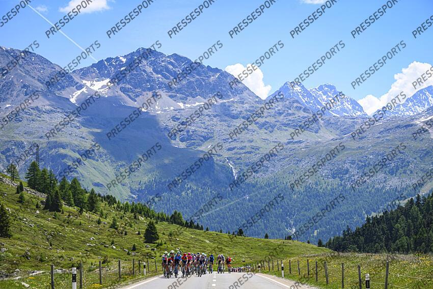 SANTA MARIA IN CALANCA, SWITZERLAND - JUNE 19 : Illustration picture during stage 5 of the 88th edition of Tour de Suisse an UCI World Tour 2.UWT cycling road race stage for Men Elite of 183.6 km with start in La Punt and finish in Santa Maria in Calanca on June 19, 2025 in Santa Maria in Calanca, Switzerland, 19/06/2025 ( Motordriver Kenny Verfaillie - Photo by Vincent Kalut / Photonews LA PUNT/SANTA MARIA IN CALANCA 