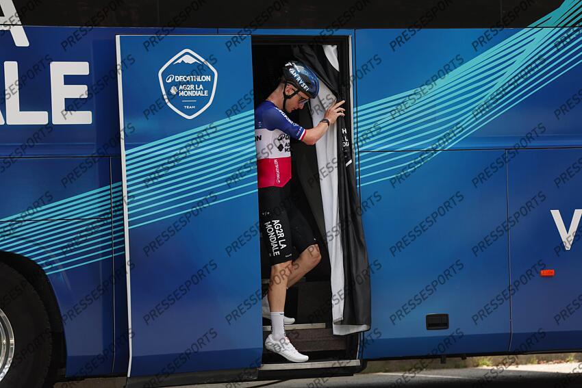 CYCLISME CHPTS DE FRANCE SUR ROUTE 2025 ENTRAINEMENT DECATHLON AG2R LA MONDIALE